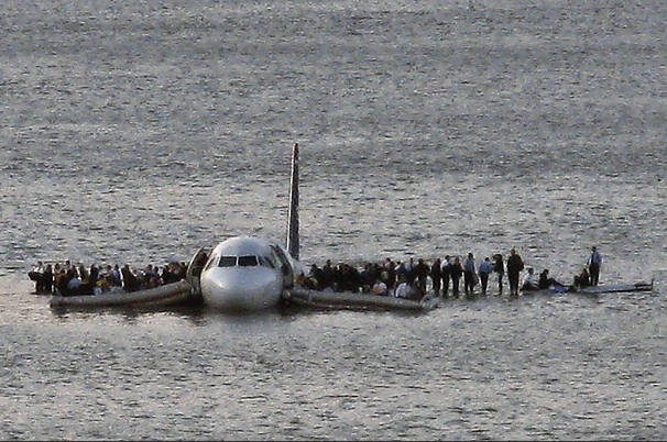 Aviao da US Airways que caiu no Rio Hudson