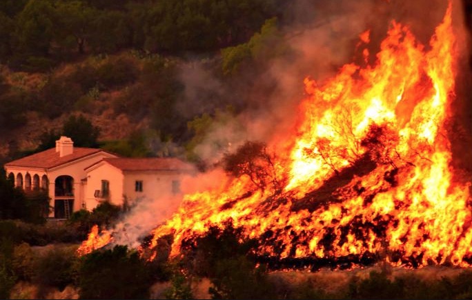 California incendio desastroso