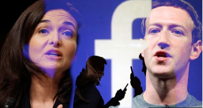 Facebook Sandenberg e Zuckerberg 2018