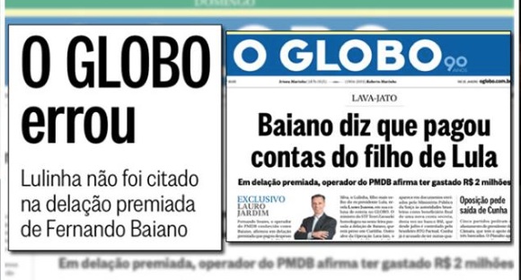 Globo errou melhor