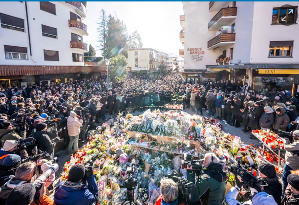 Incendio Suiça jan 2026