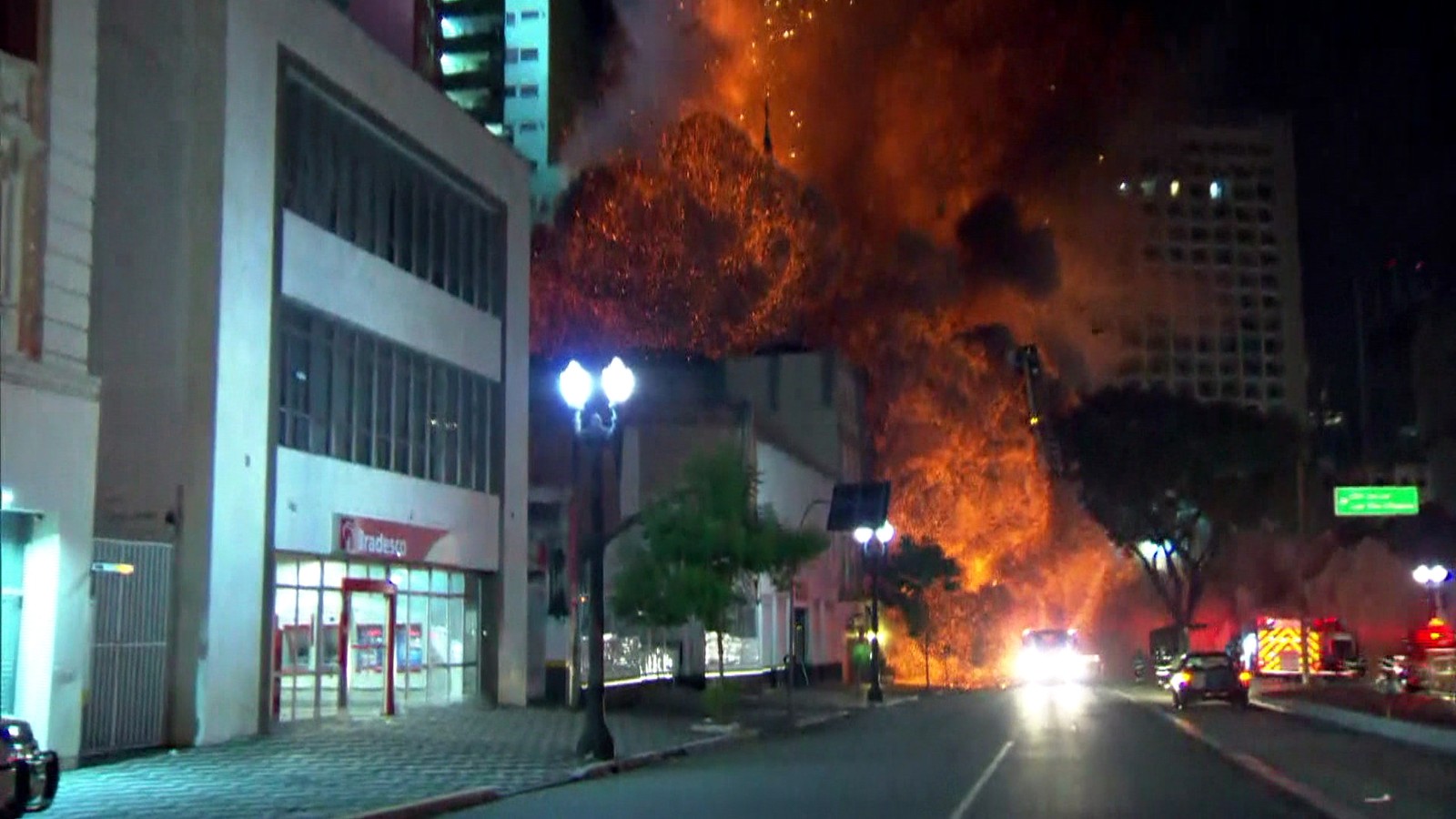 Incendio em Sao Paulo