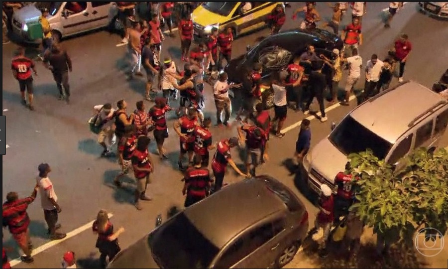 Torcida Flamengo tumulto dez 2017