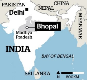bhopal 30 anos mapa