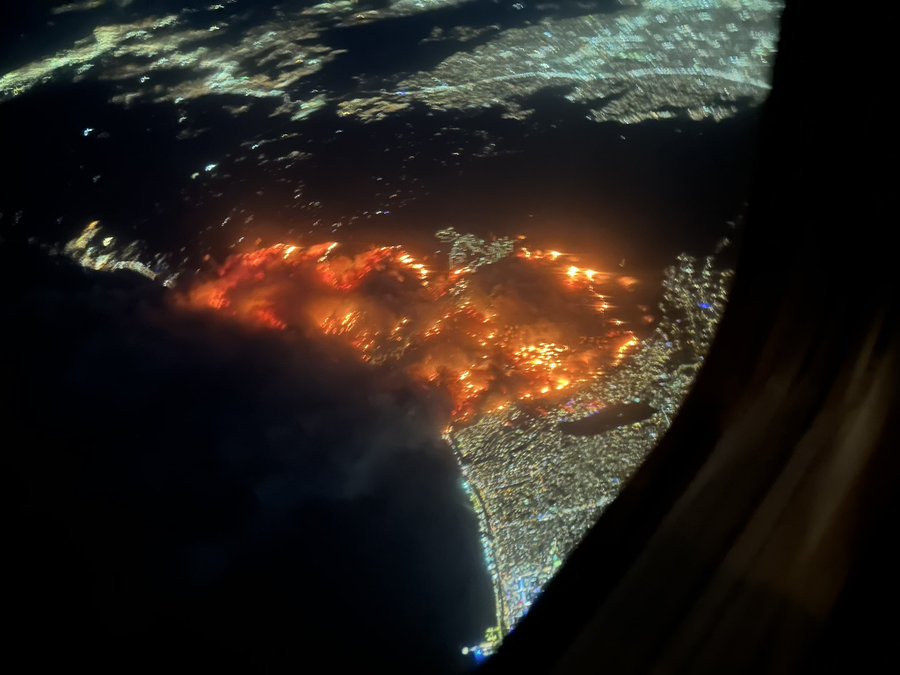 Incendio em Los Angeles 8 jan 2025